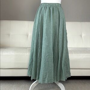 Mint Green Maxi Skirt by Lace Girl